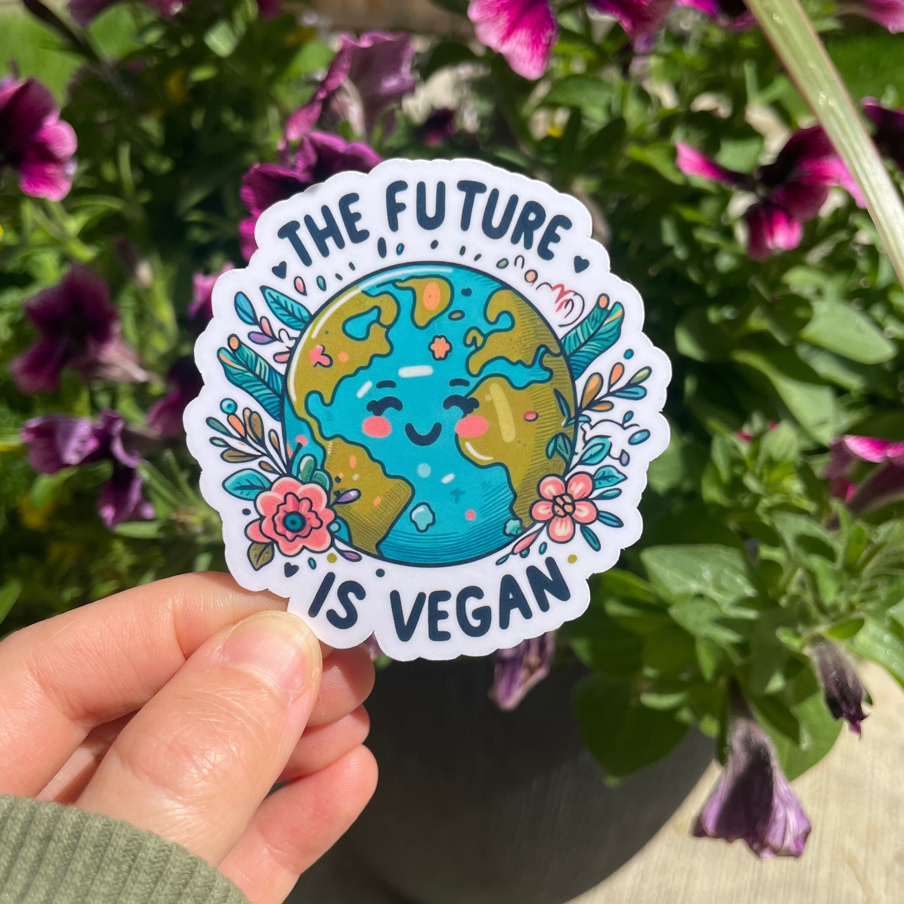 The Future is Vegan Sticker