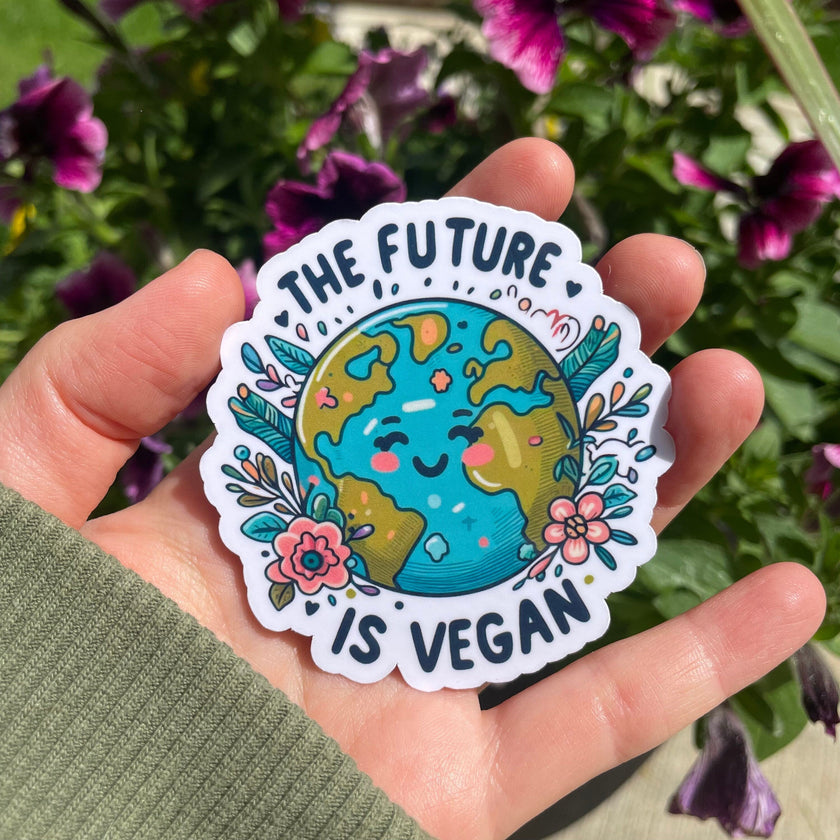 The Future is Vegan Sticker