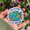 The Future is Vegan Sticker