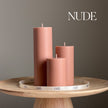 Handmade Soy Wax Pillar Candle | Unscented, Home Decor