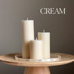 Handmade Soy Wax Pillar Candle | Unscented, Home Decor