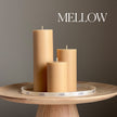 Handmade Soy Wax Pillar Candle | Unscented, Home Decor
