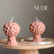 Flower Bouquet Candle | Sculptural Soy Wax Pillar Candle