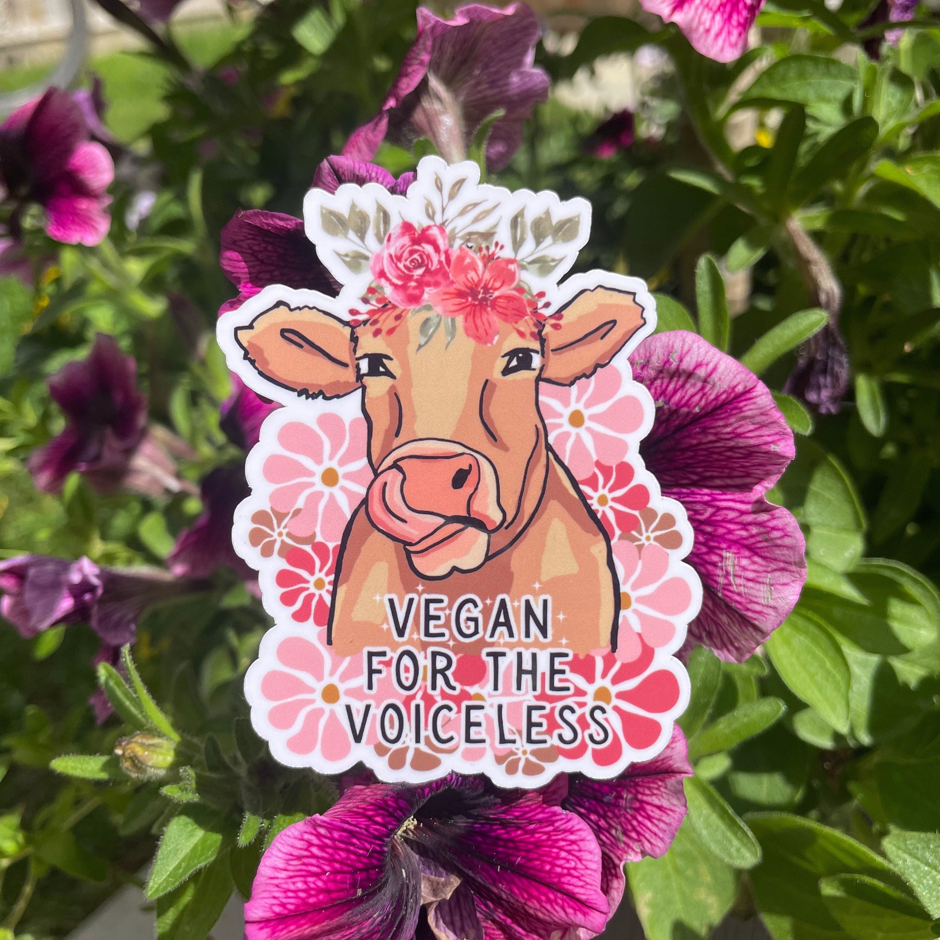 Vegan For the Voiceless Sticker