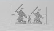 Oni Clan Ogre A dnd mini - Artisan Guild | Large | Demon | Male | Giant | Pathfinder | Samurai | TTRPG, Wargaming, Monster, Warrior