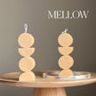 Sculptural Soy Pillar Candle: Minimalist Home Decor
