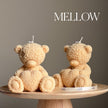 Handmade Teddy Bear Soy Wax Candle: Nursery Decor Gift