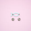 Fish Pin Badge | Cute Wooden Blue Fish Pin
