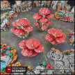 Magic Mushroom Clusters Tree Set - Printable Scenery | DnD | Cave | Swamp | Scatter Terrain | Wargaming | Goblin Grotto | 28mm 15mm 32mm