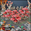 Magic Mushroom Clusters Tree Set - Printable Scenery | DnD | Cave | Swamp | Scatter Terrain | Wargaming | Goblin Grotto | 28mm 15mm 32mm