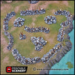 Goblin Barricades - Printable Scenery | DnD | Fort | Castle | Cover | Scatter Terrain | Wargaming | Goblin Grotto | 28mm 15mm 32mm