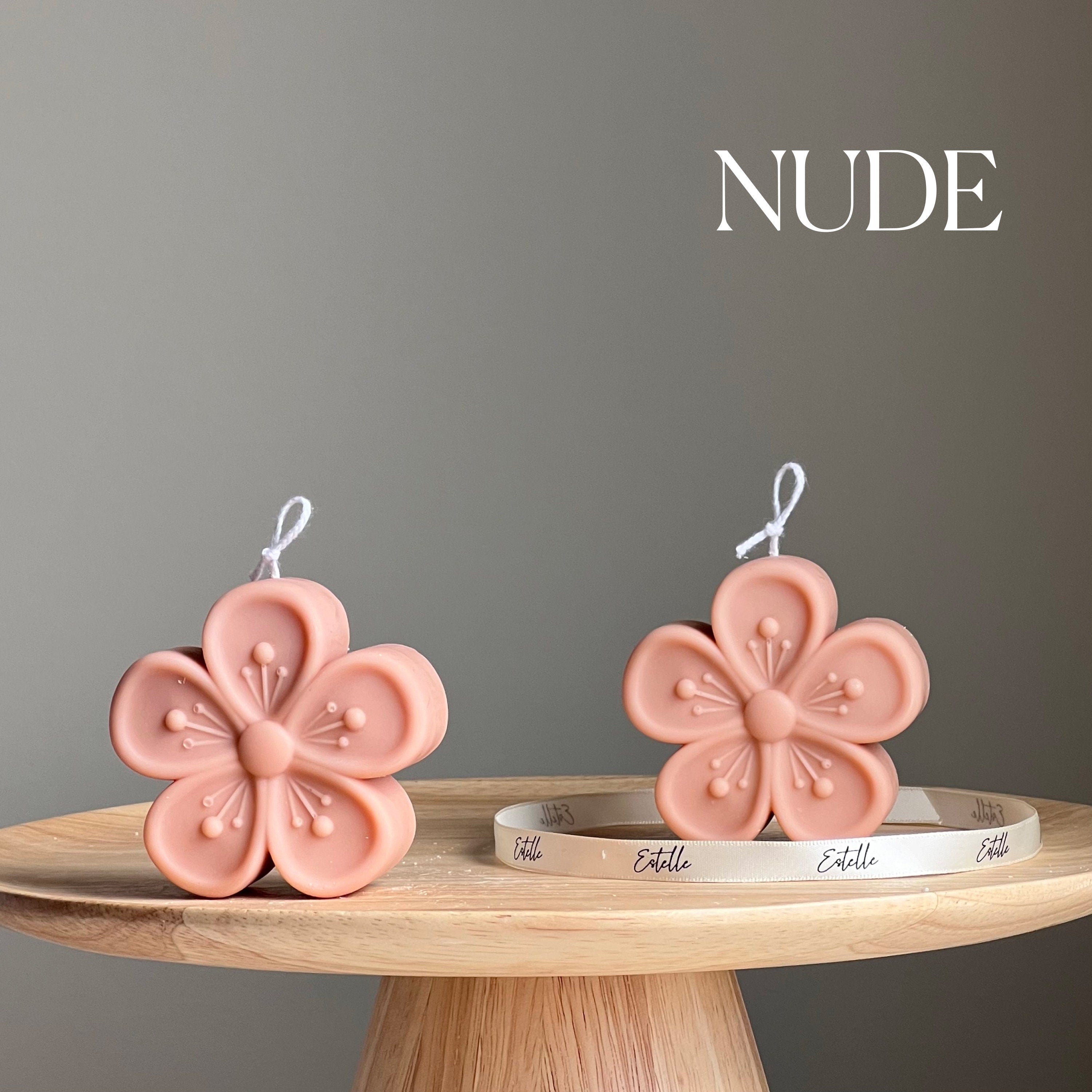 Soy Wax Flower Candle: Sculptural Blossom Candle