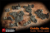 Grotto Floors - Printable Scenery | DnD | Clorehaven | Cave | Dungeon | Scene | Scatter | Wargaming | Terrain | Pathfinder | 28mm 15mm 32mm