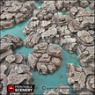 Grotto Floors - Printable Scenery | DnD | Clorehaven | Cave | Dungeon | Scene | Scatter | Wargaming | Terrain | Pathfinder | 28mm 15mm 32mm