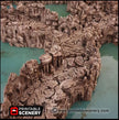 Grotto Tunnels - Printable Scenery | DnD | Clorehaven | Cave | Dungeon | Scene | Scatter Terrain | Wargaming | Pathfinder | 28mm 15mm 32mm