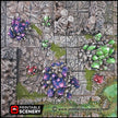 Crystal Clusters - Printable Scenery | DnD | Goblin Grotto | Cave | Dungeon | Scene | Scatter Terrain | Wargaming | 28mm 15mm 32mm | D&D