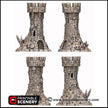 Goblin Guard Towers - Printable Scenery | DnD | Clorehaven | Cave | Dungeon | Castle | Fort | Wargaming | Pathfinder | 28mm 15mm 32mm