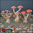 Magic Mushrooms Tree Set - Printable Scenery | DnD | Cave | Swamp | Trees | Scatter Terrain | Wargaming | Goblin Grotto | 28mm 15mm 32mm
