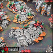 Mushroom Grotto Floors - Printable Scenery | DnD | Cave | Swamp | Scatter Terrain | Wargaming | Goblin Grotto | 28mm 15mm 32mm