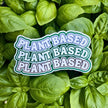 Wavy Plant-Based Vegan Sticker