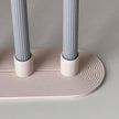 Geometric Jesmonite Candlestick Holder: Minimalist 3-Candle Centerpiece