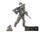 Bladesinger Sci-fi Mini - EC3D | Legion | Cyberpunk | Starfinder | Scifi | Futuristic | Cybernetic | Female |  28mm | 32mm Infinity