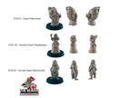 9 Dwarf Villager Miniature Pack - EC3D | DnD | Child | Villager | Merchant | Noble | 28mm | Pathfinder | commoner | Wargaming | Shopper