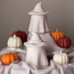 Ghost Jar Soy Candle: Handmade Jesmonite Vessel, Autumn Scent
