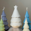 Christmas Tree Jar Soy Candle: Handmade Jesmonite Decor