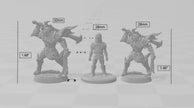Ashen Alfar Inquisitor B - Dungeons and Dragons | Male | Fighter | Paldin Cleric | Elf Drow 5e Fantasy  Pathfinder 2e 5e Tabletop Mini DnD