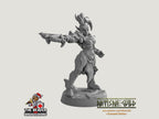 Ashen Alfar Inquisitor D - Dungeons and Dragons | Female | Fighter | Paldin Cleric | Elf Drow DnD 5e Fantasy  Pathfinder 2e 5e Tabletop Mini