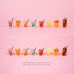 Refreshing Beverage Magnet Set | Iced Coffee, Bubble Tea, Lemon Juice, Soft Drinks, Mocktail Kitchen Decor
