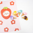 Colourful Double Scoop Ice Cream Pin