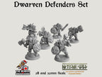 Dwarven Defenders 11 mini set - Artisan Guild | DnD | Fighter | Barbarian | Dwarf | Cleric | Paladin | Pathfinder, TTRPG, Wargaming