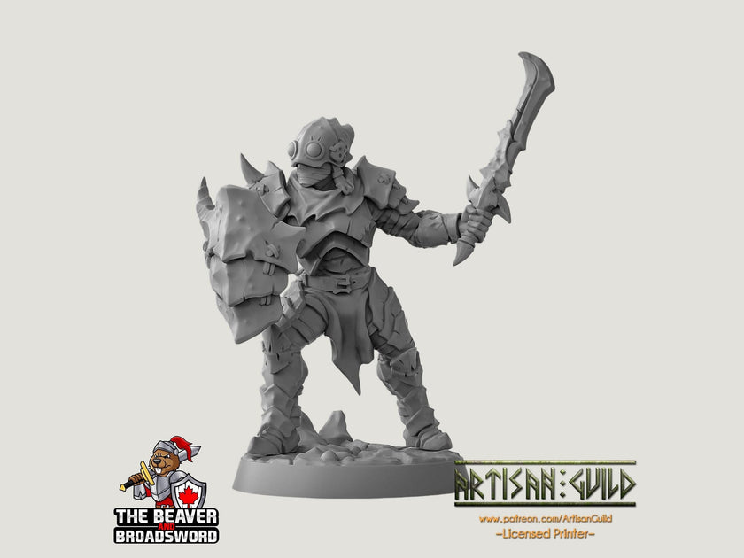 Scourgeland Survivor B dnd mini - Dungeons and Dragons | Male | Fighter | Barbarian | Human 5e Fantasy  Pathfinder 2e 5e Tabletop | Mini RPG