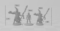 Ashen Alfar Inquisitor F - Dungeons and Dragons | Male | Fighter | Paldin Cleric | Elf Drow DnD 5e Fantasy  Pathfinder 2e 5e Tabletop Mini