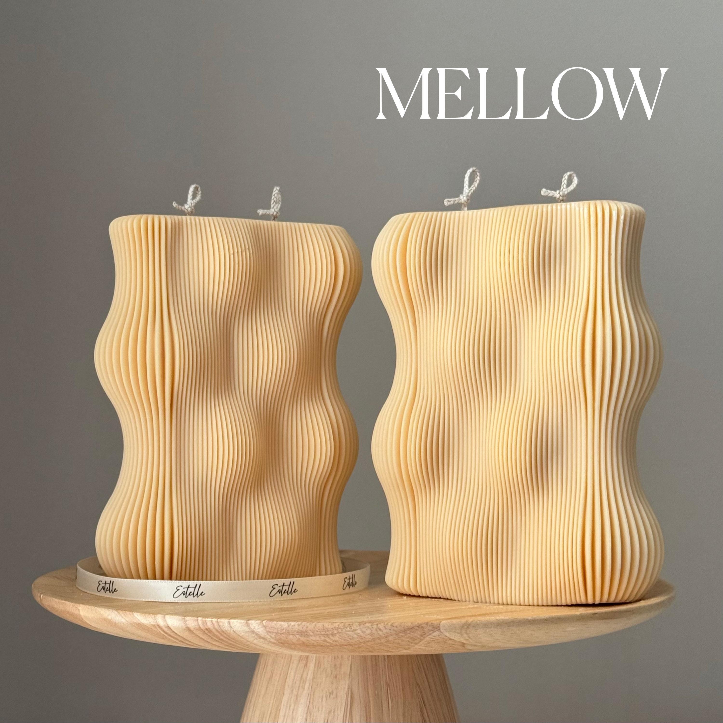 Geometric Soy Candle: Hand-Poured Sculptural Art, Unique Home Decor
