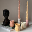Hand Poured Tulip Soy Wax Candle | Sculptural Home Decor