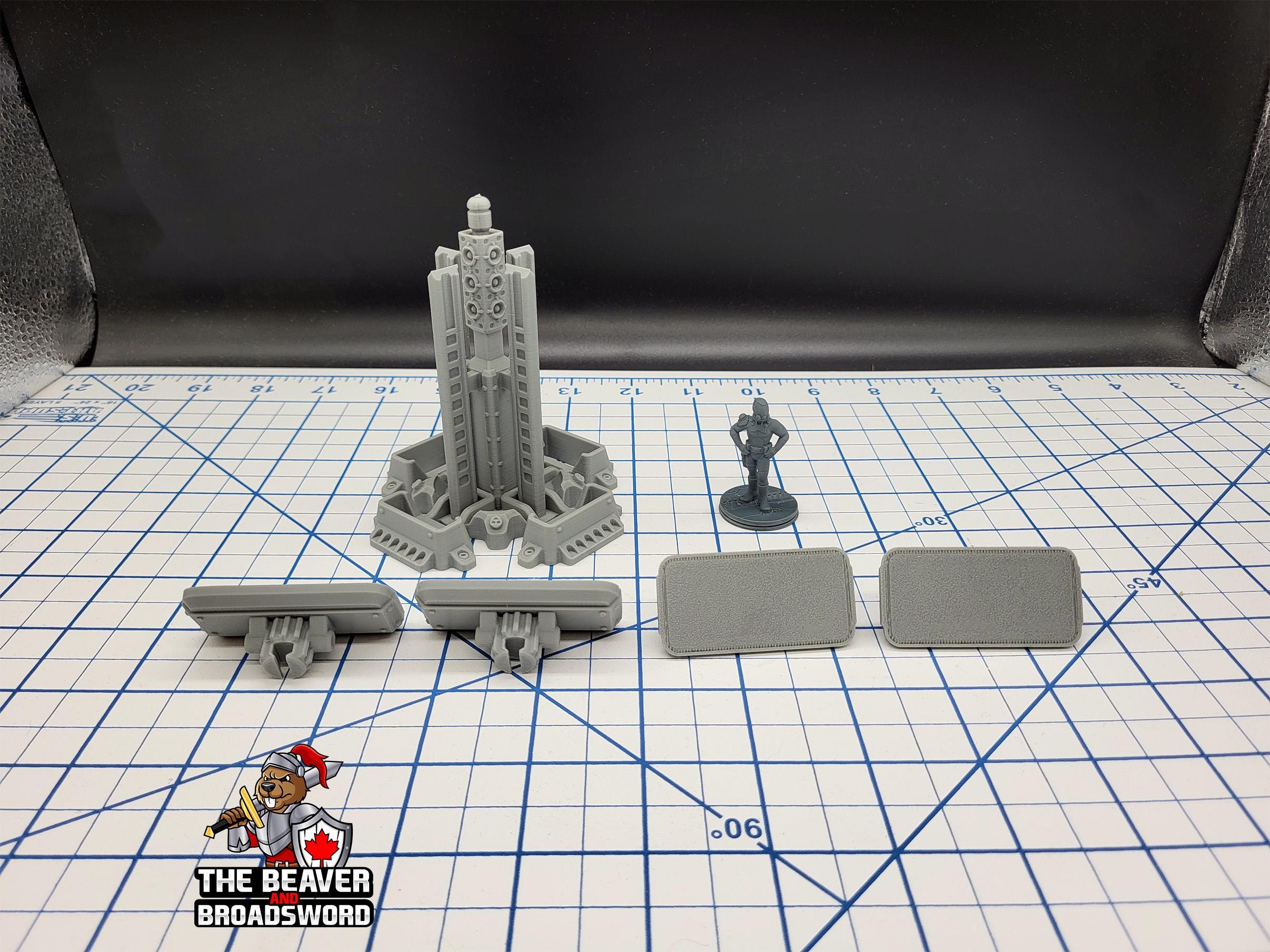 Scifi TV Screen Array - EC3D , Infinity, Legion, Sci-fi, Cyberpunk, Starfinder, tabletop terrain, Sci-fi Scenery, Wargaming, Security