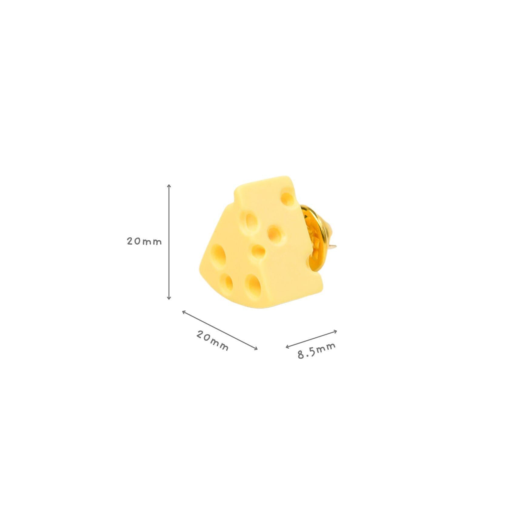 Cheese Brooch
