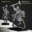 Knights of Mergenheim Miniature Set - 28/32mm Scale Premium Resin Models for Wargaming and RPG, DnD, Human, Sunland, Durable, High Quality