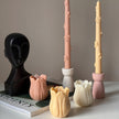 Hand Poured Tulip Soy Wax Candle | Sculptural Home Decor