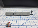 Scifi Medium Cargo Containers - EC3D , Infinity, Legion, Cyberpunk, Starfinder, tabletop terrain, Sci-fi Scenery, Wargaming, Space Hangar