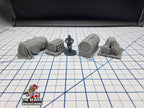 Scifi Assorted Cargo - EC3D , Infinity, Legion, Cyberpunk, Starfinder, tabletop terrain, Sci-fi Scenery, Wargaming, Space Hangar, Shipping