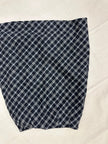 Vintage 90s Black Grey Plaid Aline Pencil Skirt | Grunge | Tag Size Ladies 8