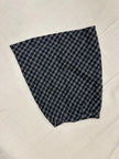 Vintage 90s Black Grey Plaid Aline Pencil Skirt | Grunge | Tag Size Ladies 8