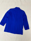 Vintage 80s Double Button London Fog Cobalt Blue Coat | Size Large