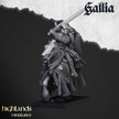 Questing Knights Miniature Set - 28/32mm Scale Premium Resin Models for Wargaming and RPG, DnD, Human, Gallia, Durable, High Quality