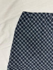 Vintage 90s Black Grey Plaid Aline Pencil Skirt | Grunge | Tag Size Ladies 8