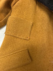 Vintage 1950s Kids Mustard Yellow Peacoat | Size 3 | Made in Winnipeg Canada